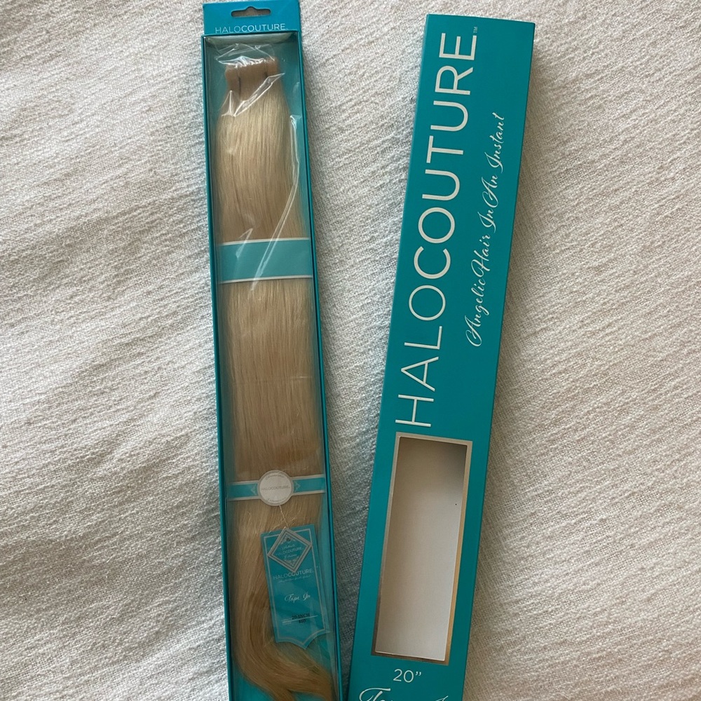 HALOCOUTURE TAPE INS in 20” long #60 PLATINUM BLONDE brand new never opened!